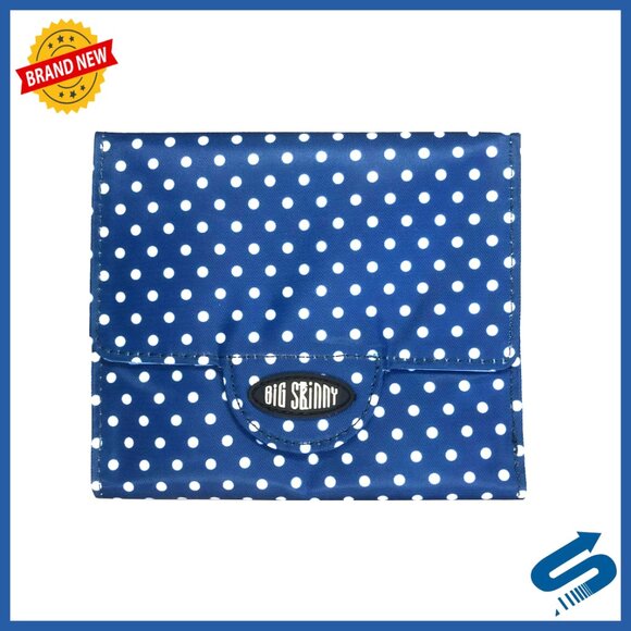 Slim Tri-Fold Wallet Holds 30 Cards Nylon Microfiber Water Resistant